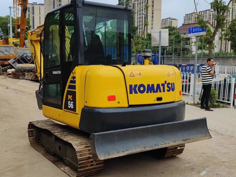Япония Подержанная экскаватор Komatsu для продажи Подержанная машина PC56-7 Jindongyu Machinery
