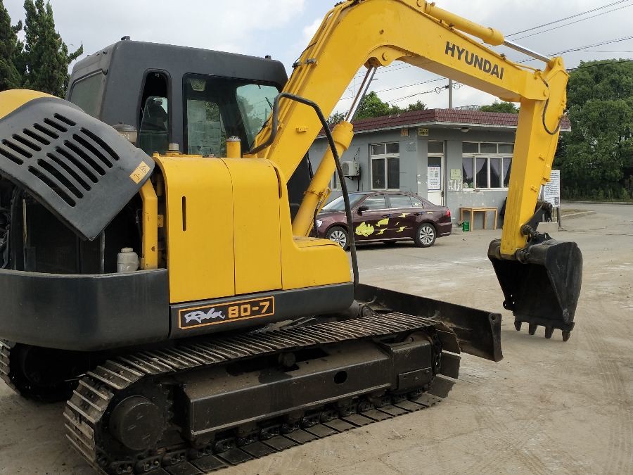 Корея Подержанный экскаватор Hyundai для продажи Подержанный R80-7 8 тонн Jindongyu Machinery