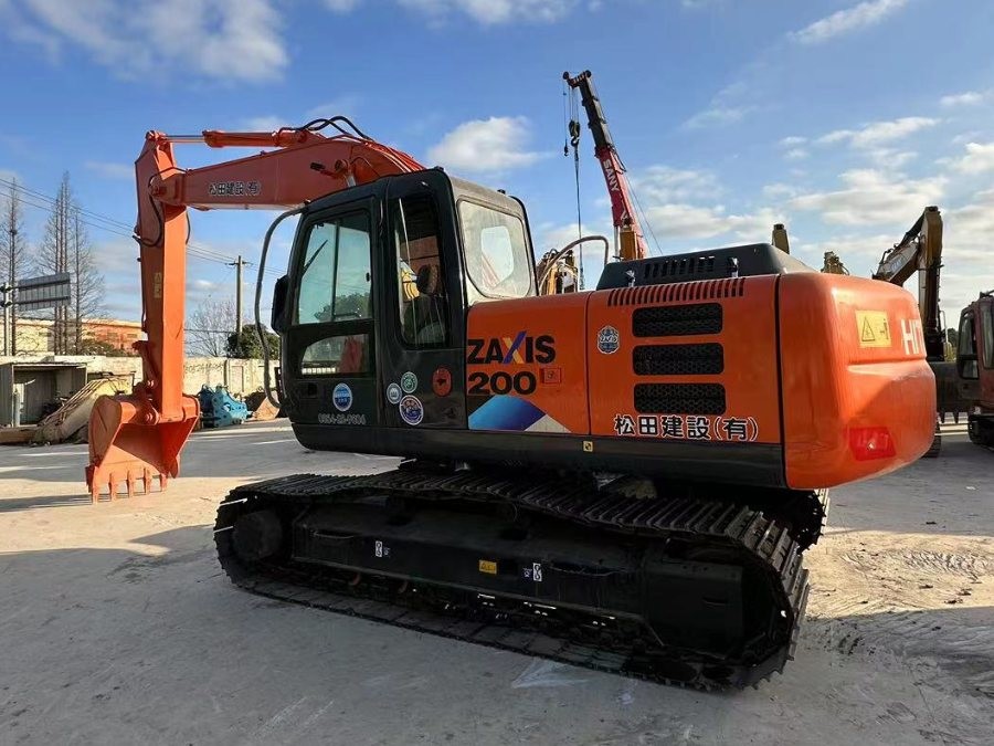 Япония Подержанный экскаватор Hitachi для продажи Подержанный ZX200 Jindongyu Machinery