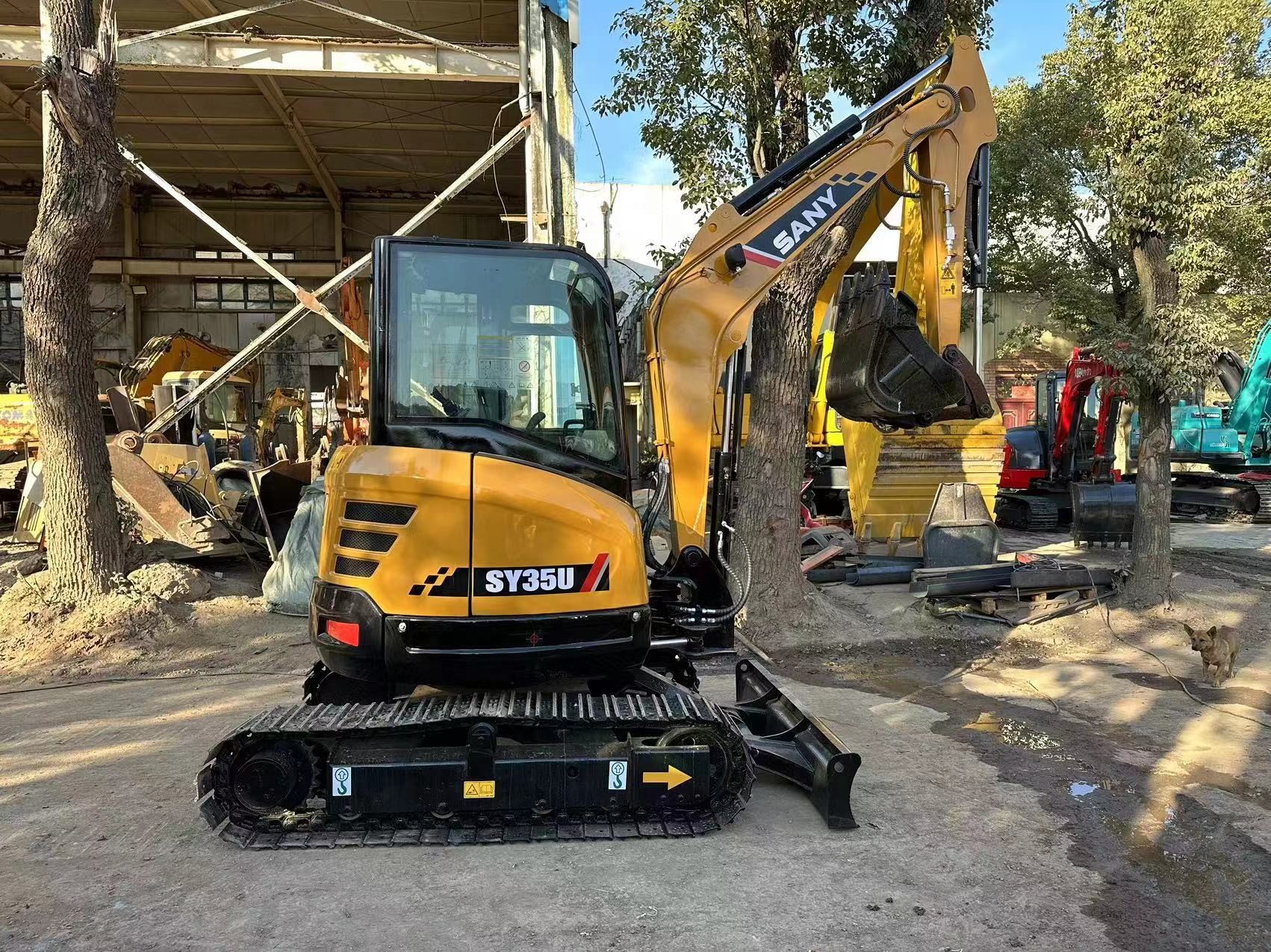 Китай Использованный экскаватор Sany для продажи Вторая рука SY35U Jindongyu Machinery