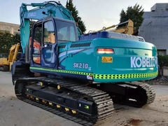 Использованный экскаватор Kobelco SK210 Продается на складе товары продаются в хорошем состоянии