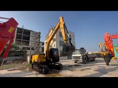 Использованный экскаватор Sany SY135C Оригинальный 13,5-тонный скалистый экскаватор В хорошем состоянии